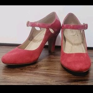 Giani Bernini Red Mary Jane Heels